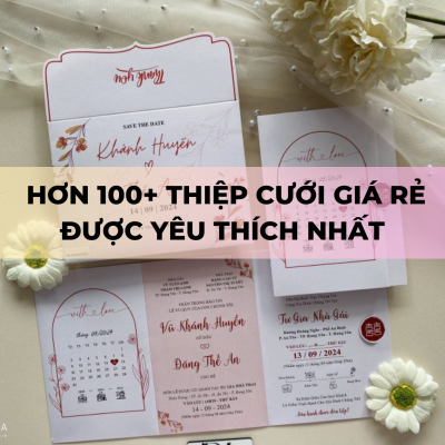 Hơn 100+ Thiệp cưới giá rẻ được yêu thích nhất