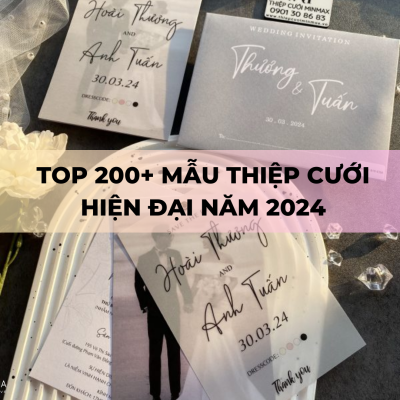 TOP 200+ Mẫu thiệp cưới hiện đại năm 2024