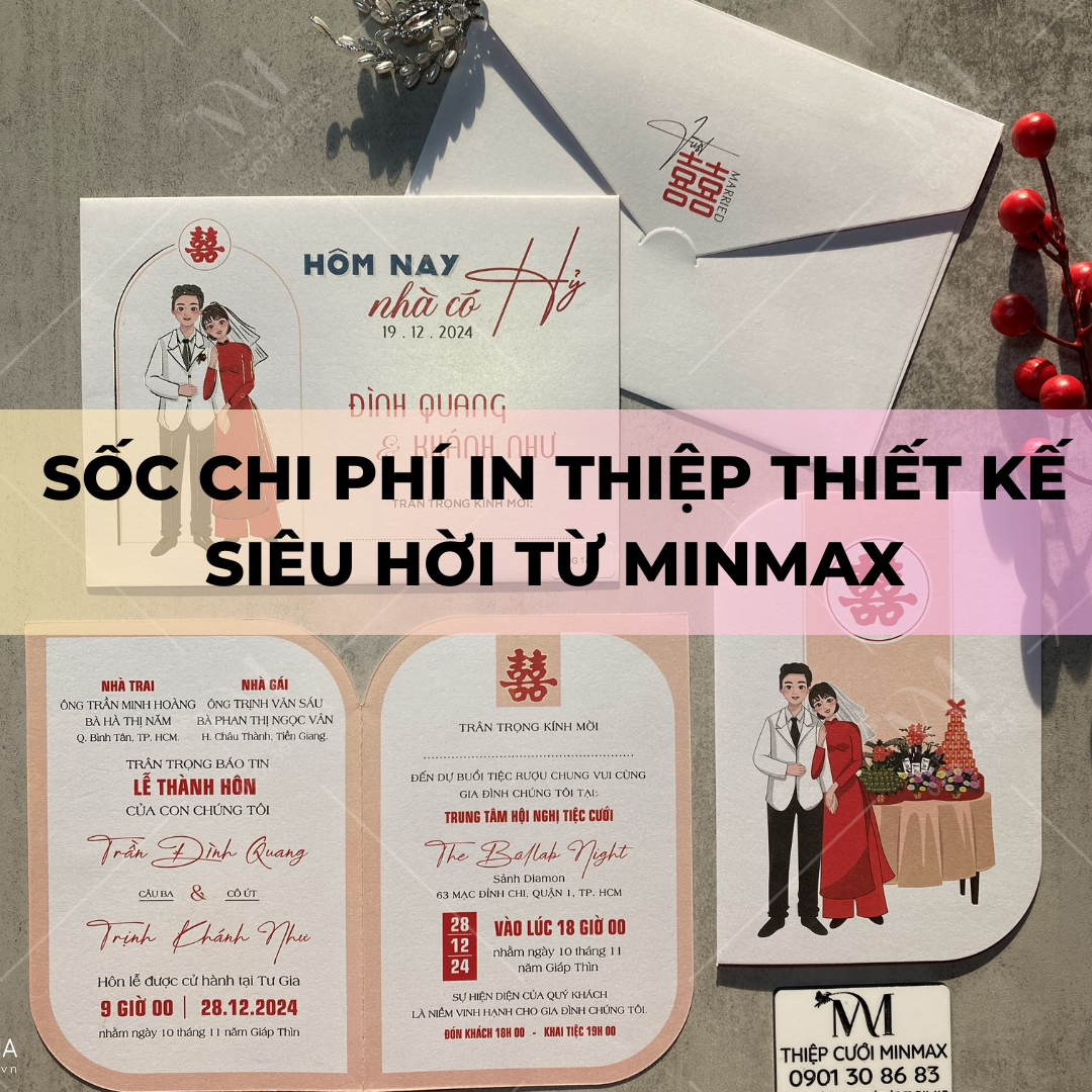 Sốc Chi Phí In Thiệp Thiết Kế Siêu Hời Từ MinMax