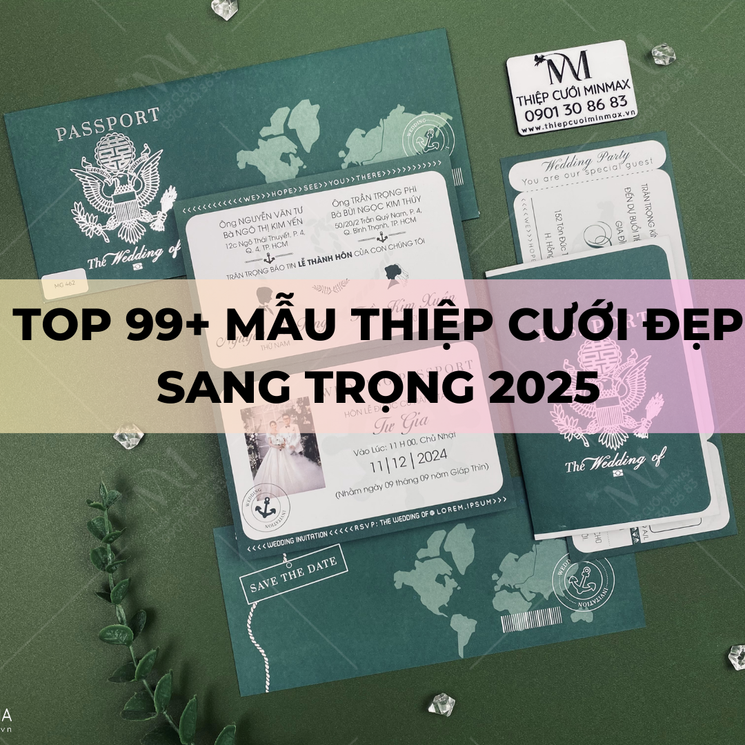 TOP 99+ Mẫu thiệp cưới đẹp sang trọng 2025