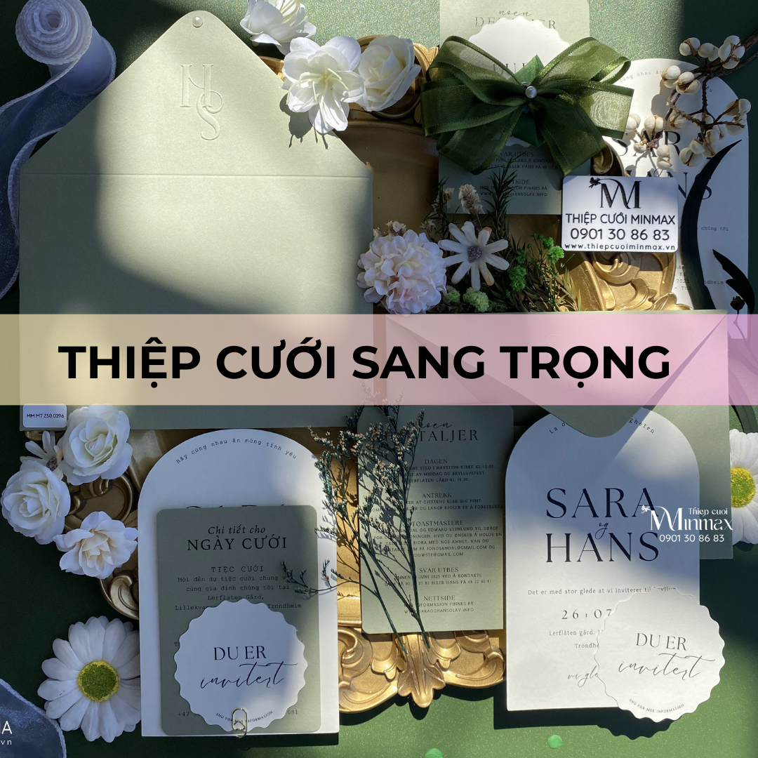 Thiệp Cưới Sang Trọng