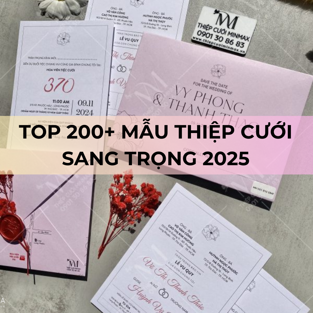 TOP 200+ mẫu thiệp cưới sang trọng 2025
