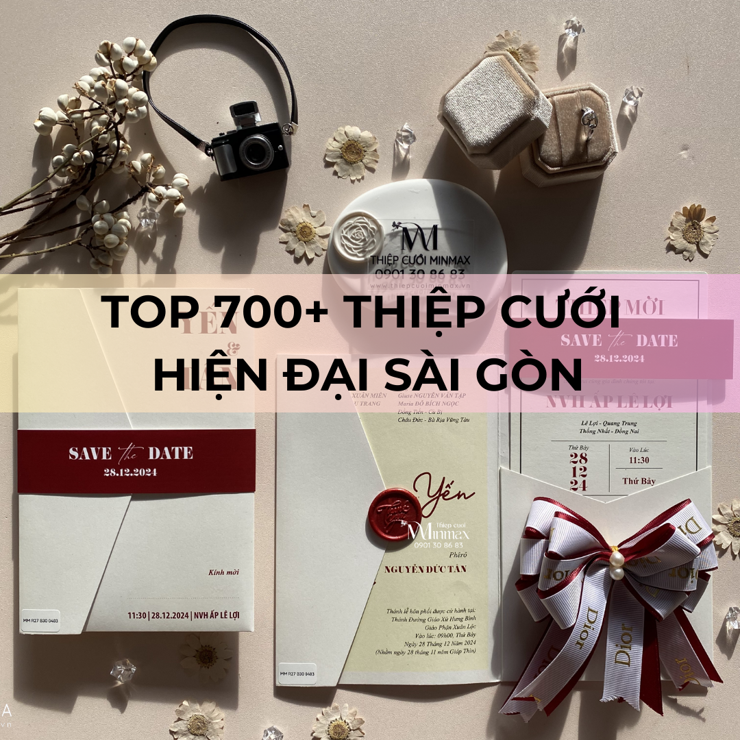 TOP 700+ Thiệp cưới hiện đại Sài Gòn