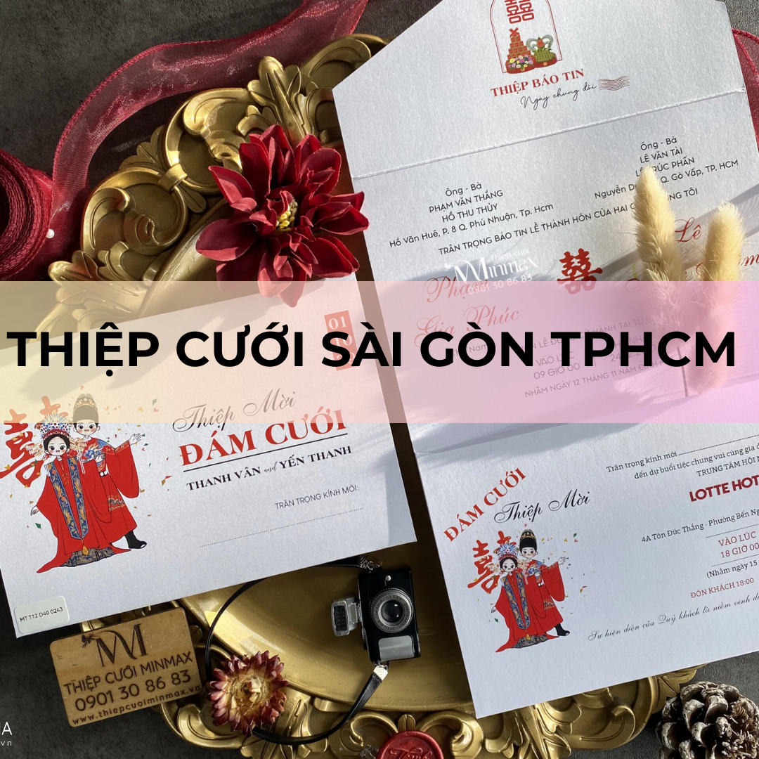 Thiệp cưới Sài Gòn TPHCM
