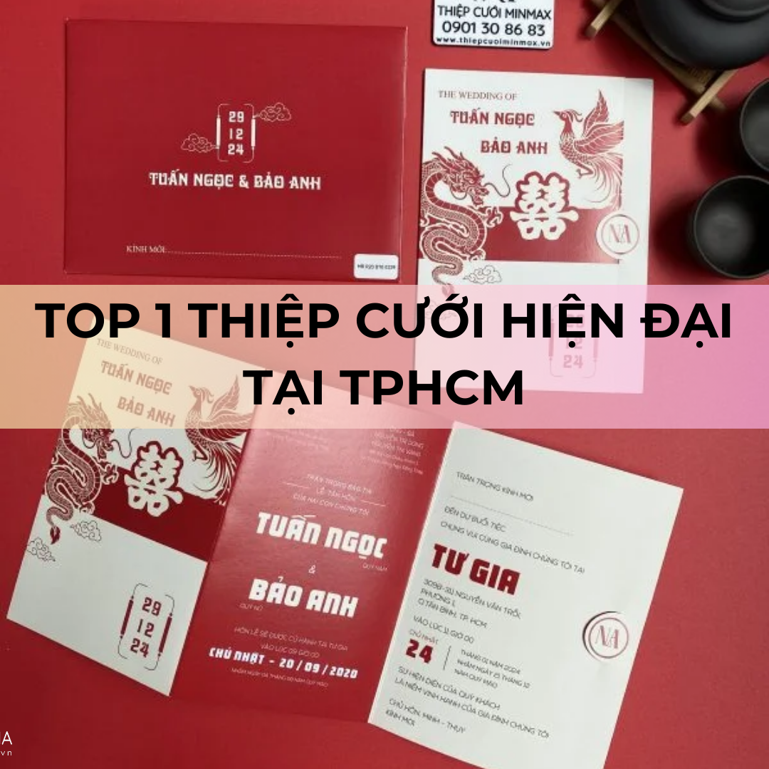 TOP 1 thiệp cưới hiện đại tại TPHCM