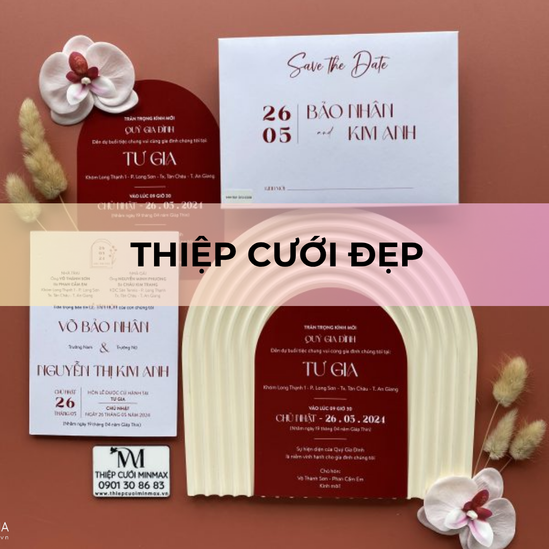 Thiệp cưới đẹp