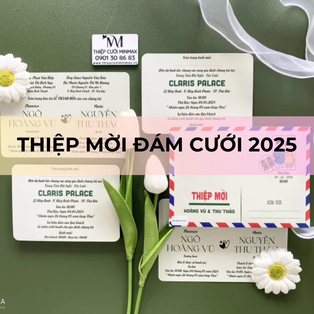 Thiệp mời đám cưới 2025