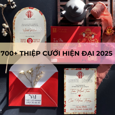 700+ Thiệp cưới hiện đại 2025