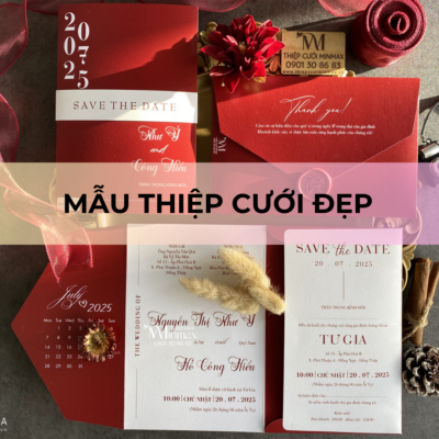 Mẫu Thiệp Cưới Đẹp