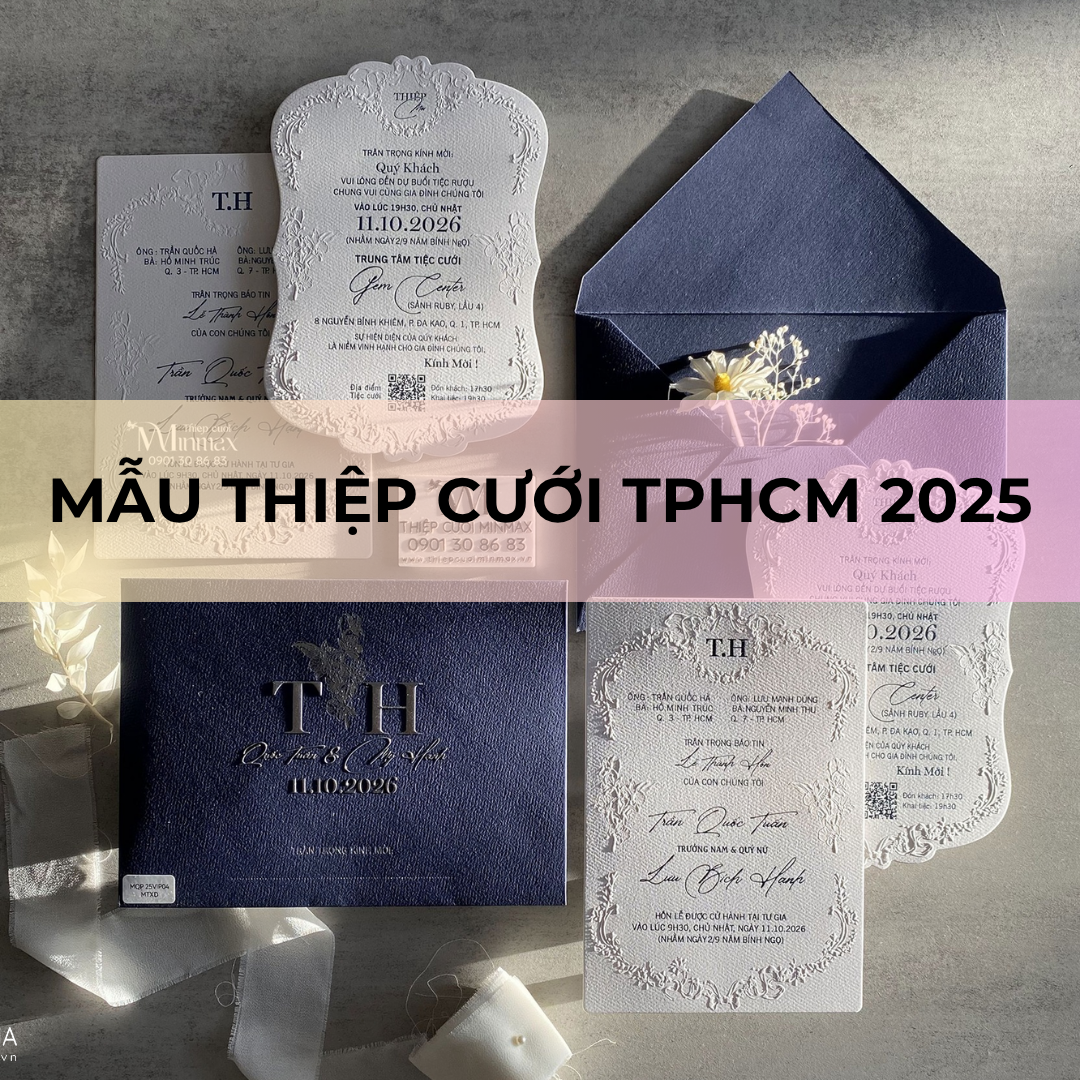 Mẫu thiệp cưới TPHCM 2025