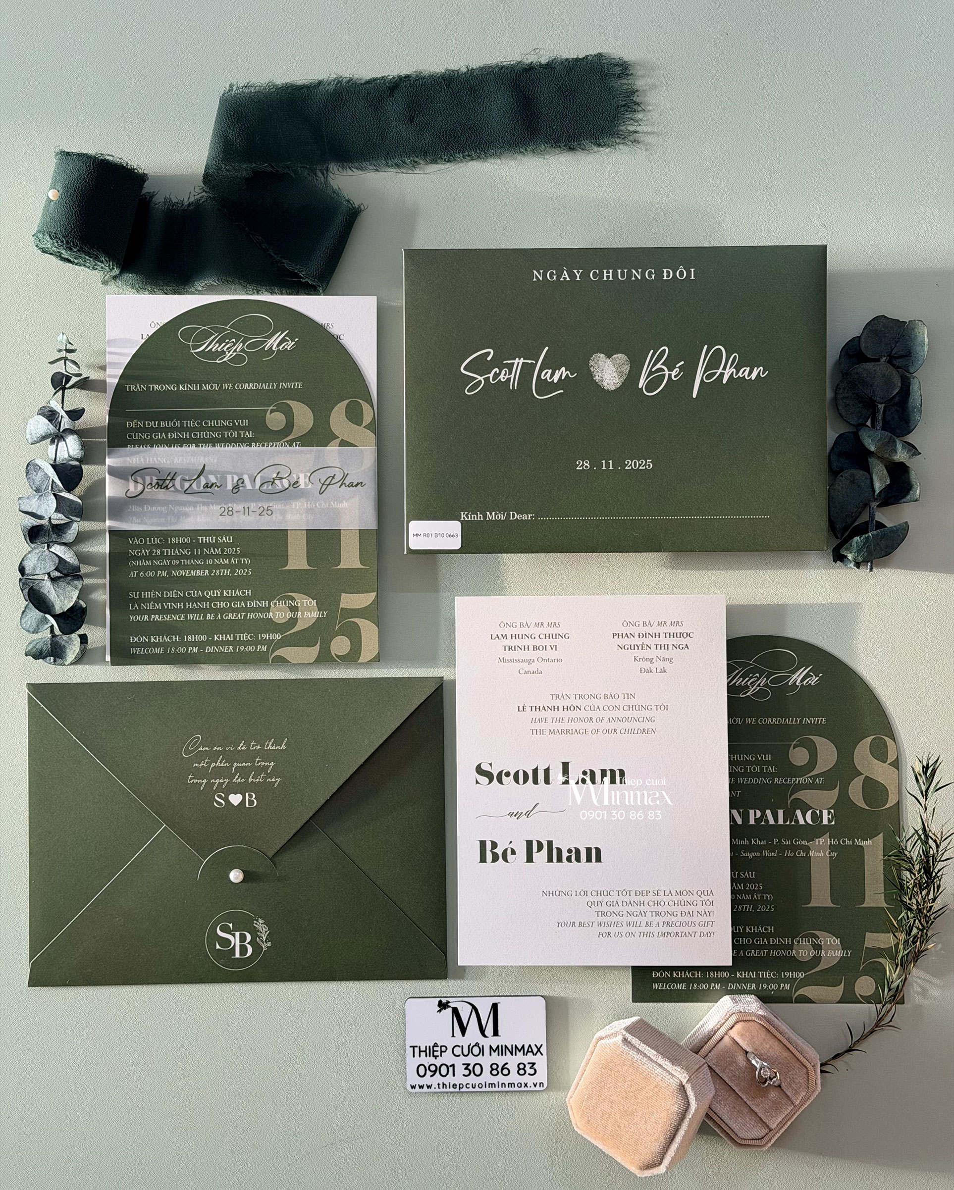 thiep-cuoi-minimalist-xanh-la-dam-dep-re-thu-duc