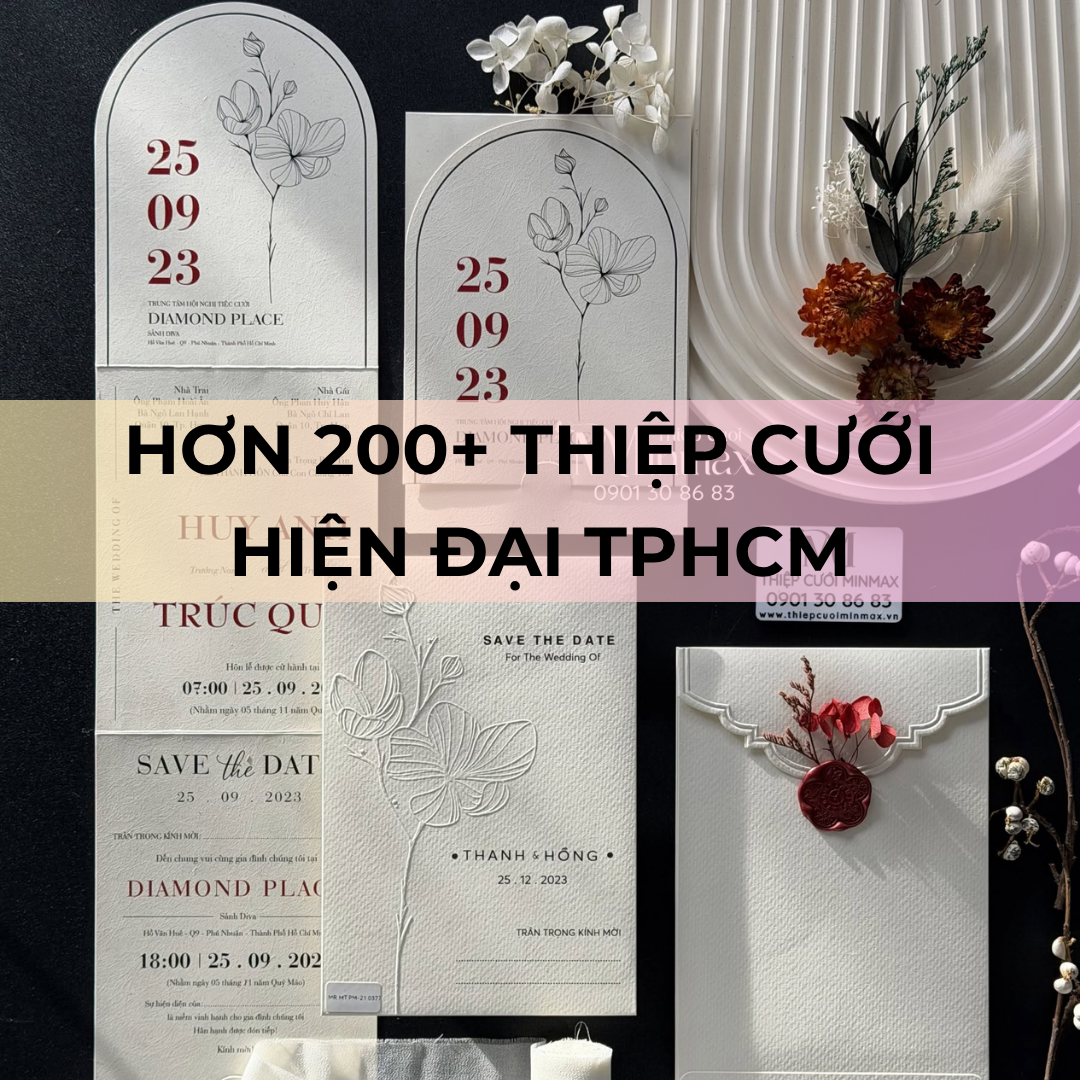 Hơn 200+ Thiệp cưới hiện đại TPHCM