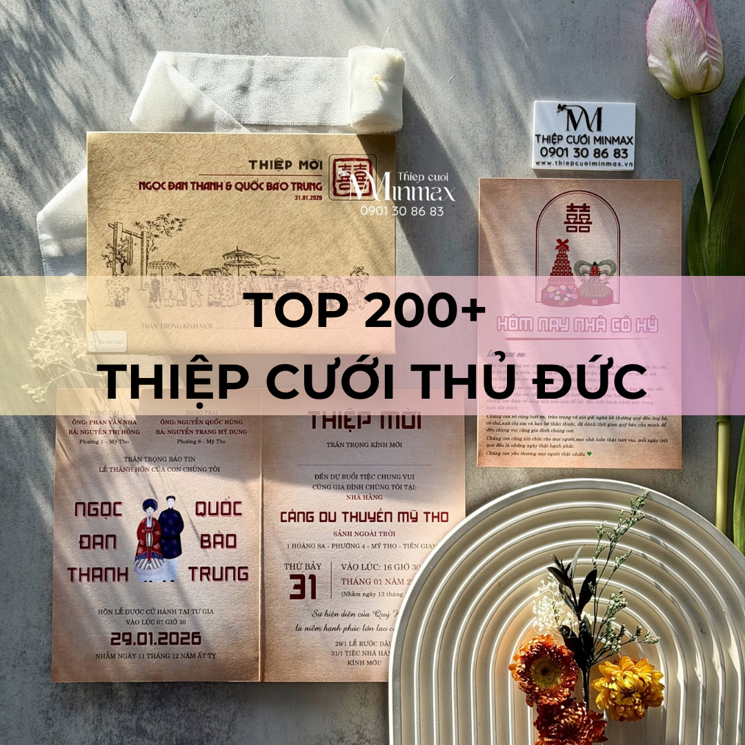 TOP 200+ Thiệp cưới Thủ Đức