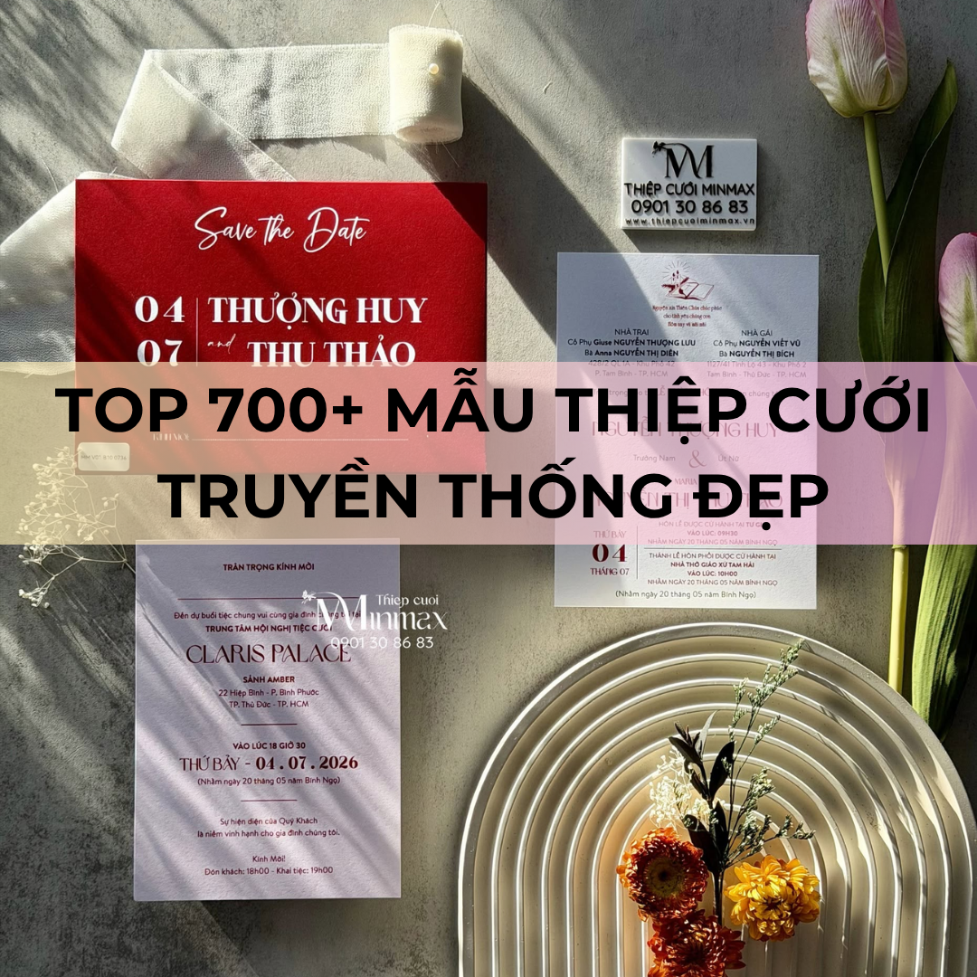 TOP 700+ Mẫu thiệp cưới truyền thống đẹp