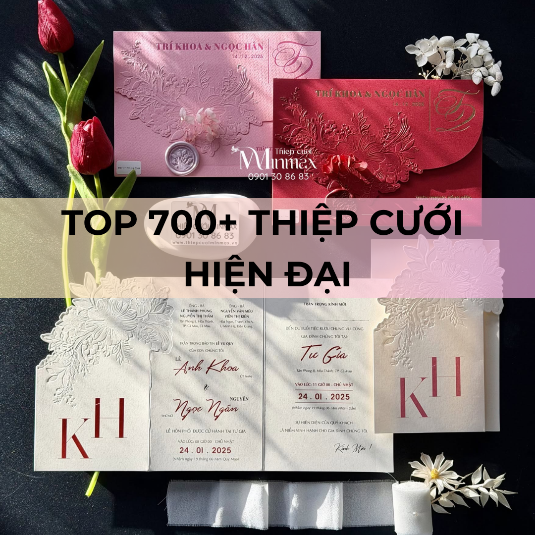 TOP 700+ Thiệp cưới hiện đại