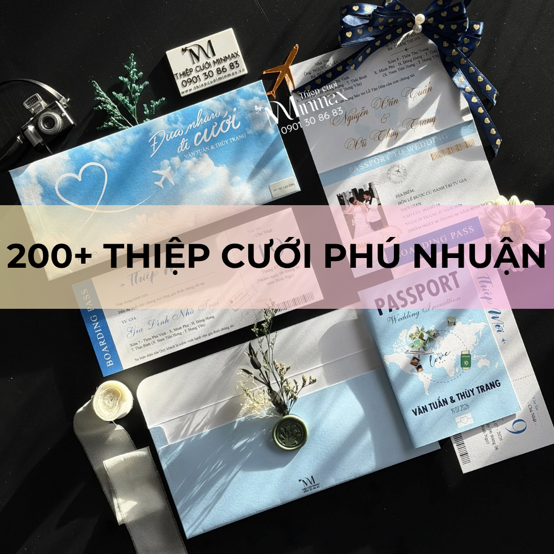 200+ Thiệp Cưới Phú Nhuận