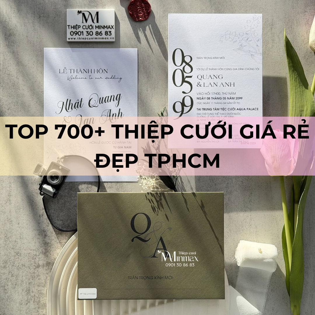 TOP 700+ Thiệp cưới giá rẻ đẹp tphcm
